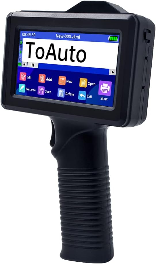 TOAUTO Smart Handheld Inkjet Printer - Quick Coding & Labeling