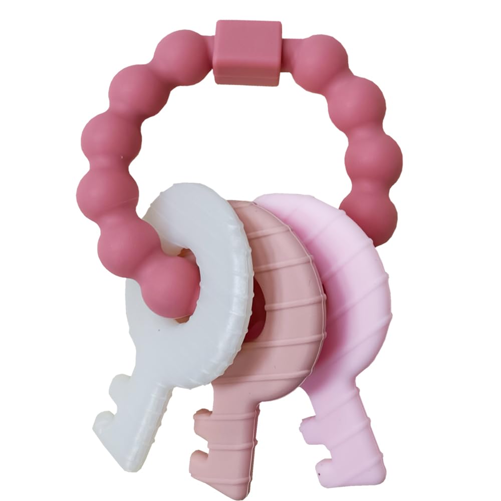 Intatikoo Baby Teething Keys - Soothing Sensory Chew Toy