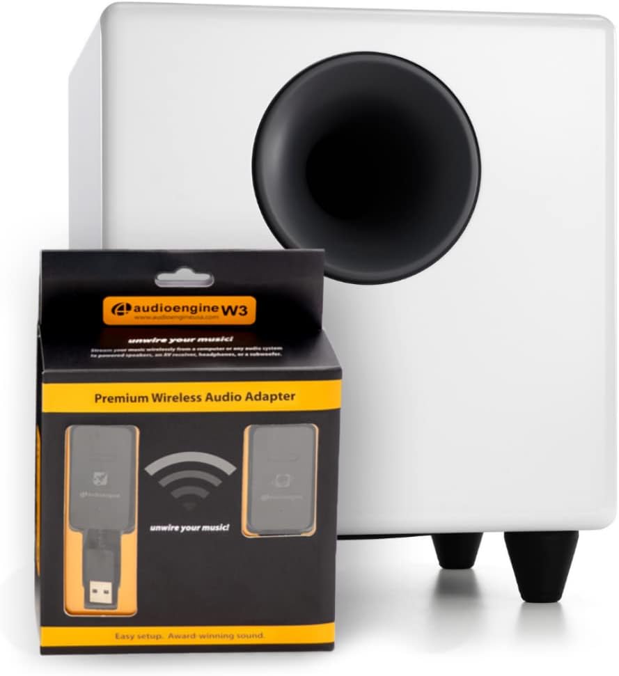 Audioengine S8 Wireless Powered Subwoofer for Ultimate Bass