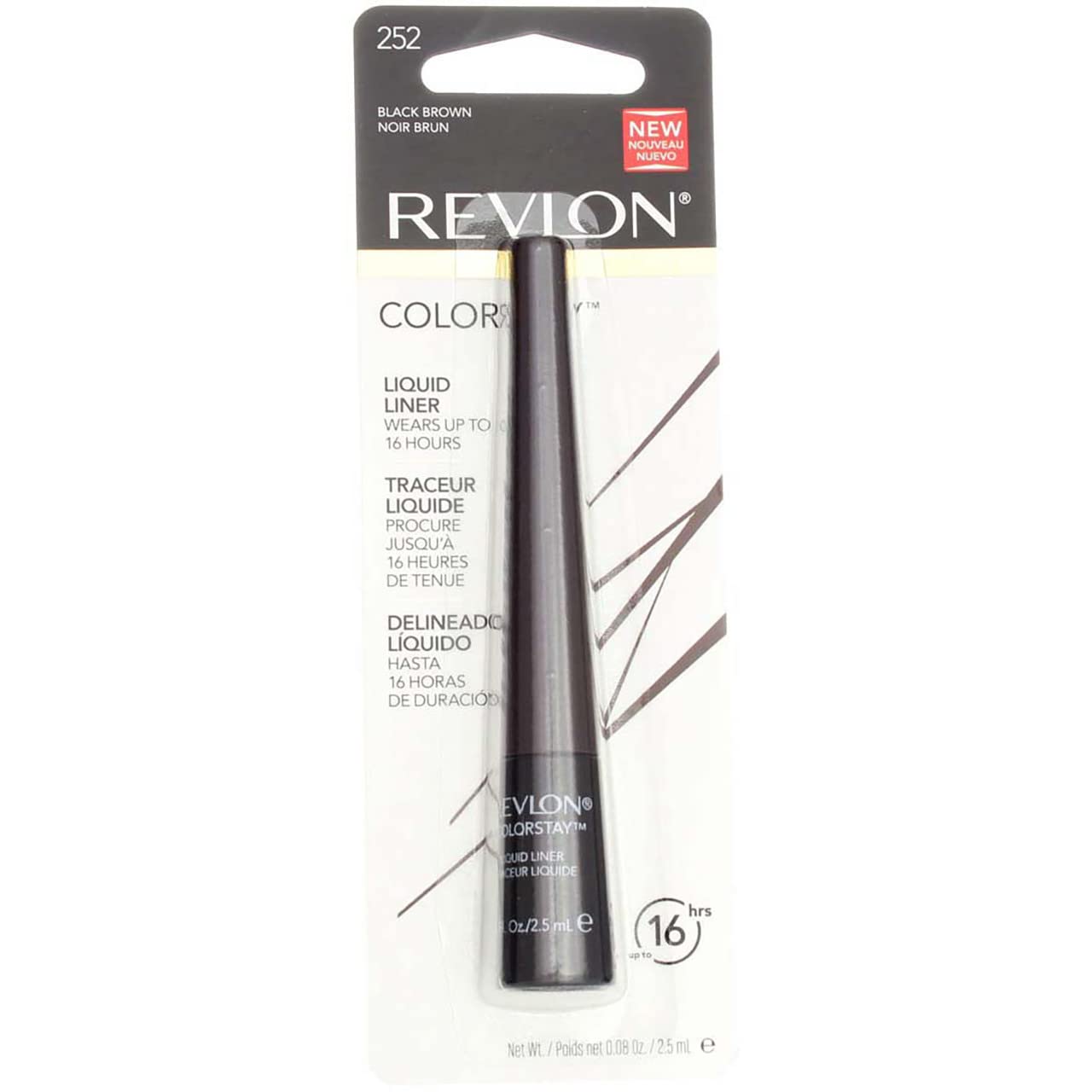 Revlon ColorStay Liquid Liner Eye Makeup in Black-Brown Shade