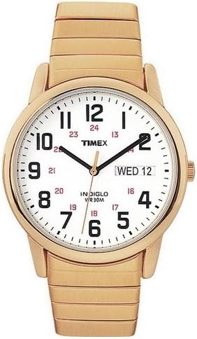 Timex Men's Easy Reader Watch with Gold-tone Expansion Band