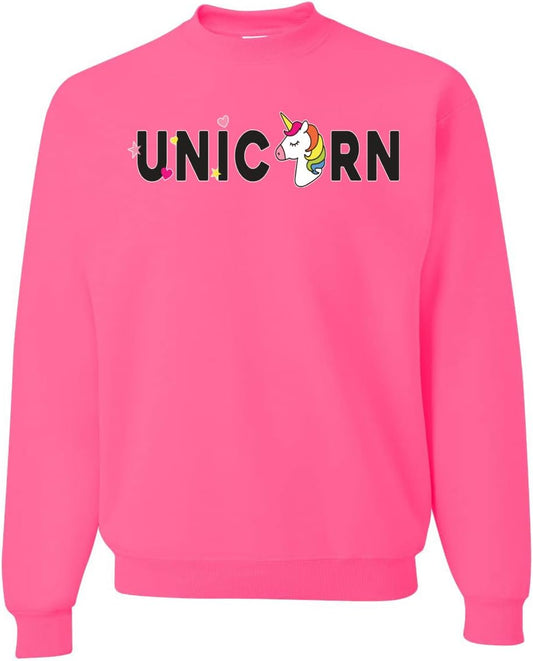 Unicorn Rainbow LGBTQ Pride Unisex Crewneck Graphic Sweatshirt