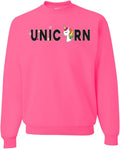 Unisex Pride Crewneck Sweatshirt - Wild Bobby Rainbow Unicorn
