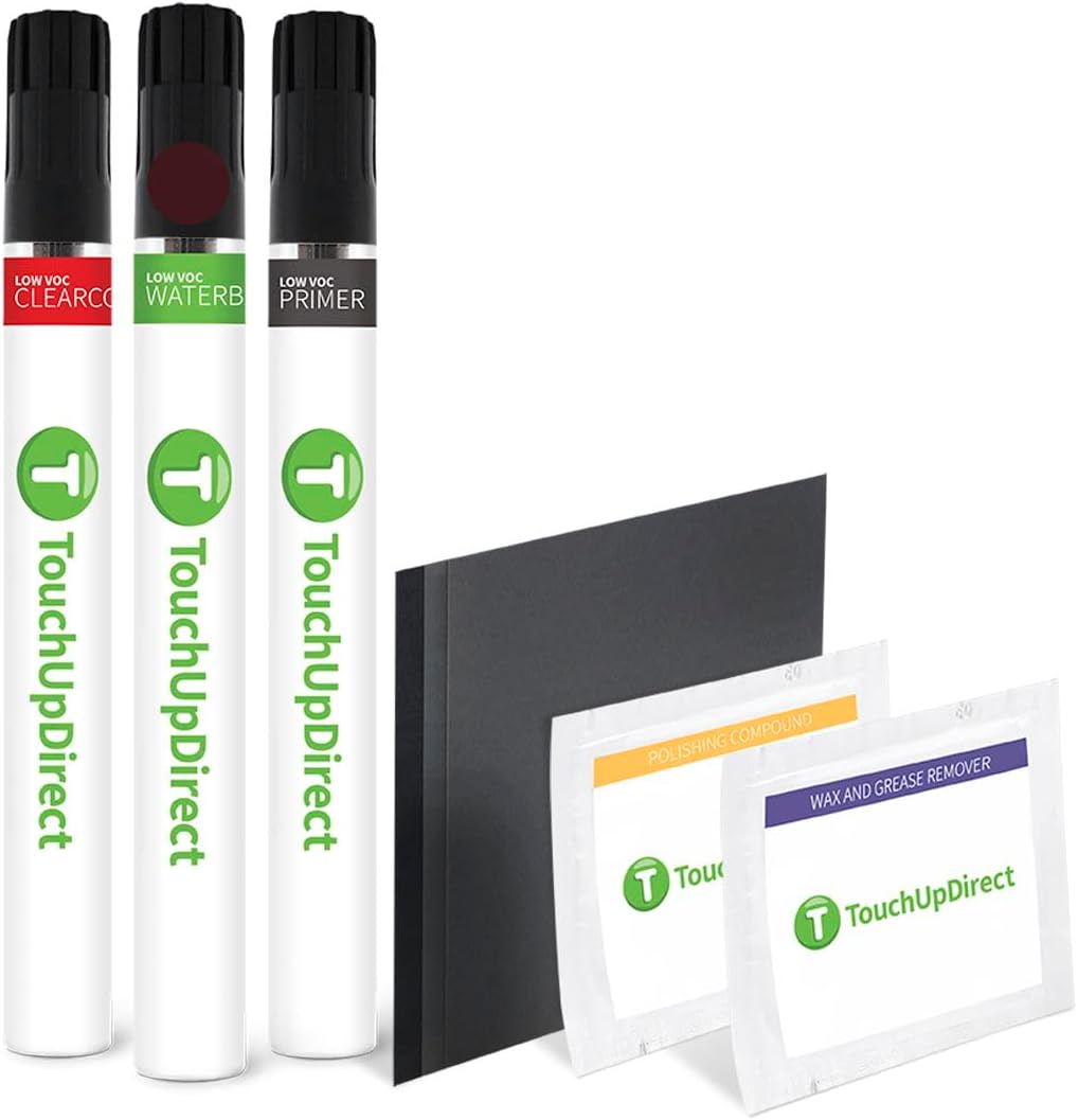 TouchUpDirect GAD Crimson Black Pearl Car Touch Up Paint Kit