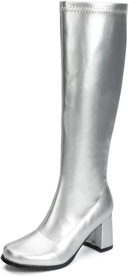 Stylish Women's Gogo Boots for Retro Disco and Costume Events
