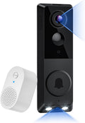 ClipBlur Dual Camera Doorbell: 1080p Color Night Vision