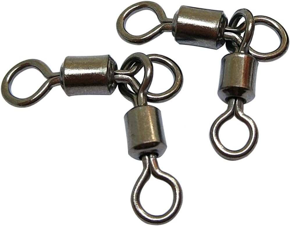 Premium Heavy Duty Fishing Swivels - 50PCS