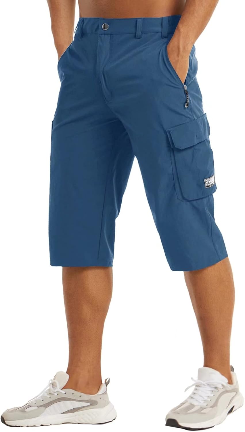 MAGCOMSEN Men's Quick Dry 3/4 Capri Pants for Active Lifestyle