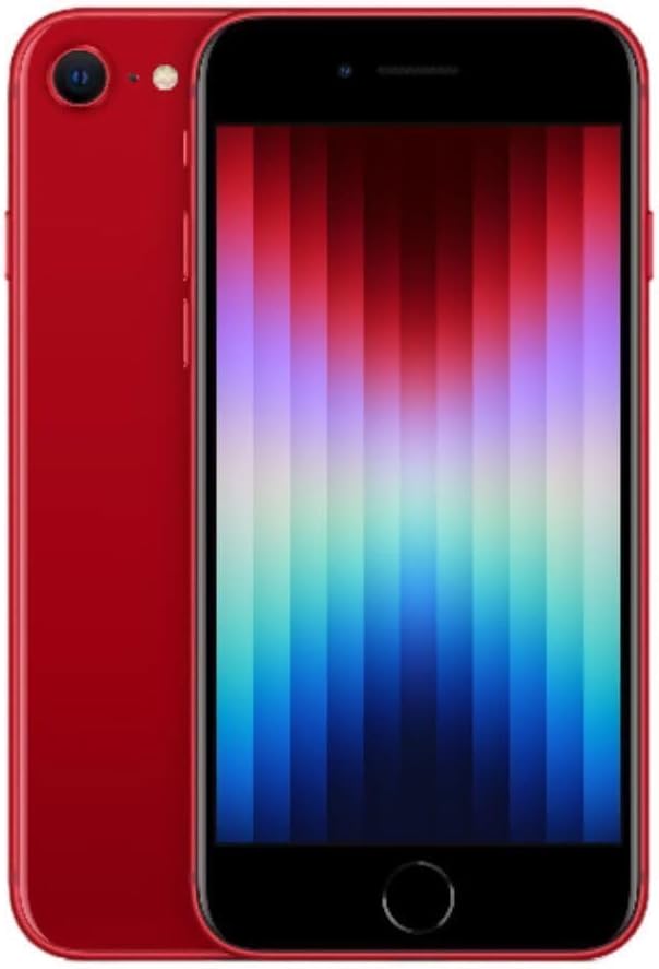 Apple iPhone SE 3rd Gen with 64GB Storage in RED - Renewed Premium