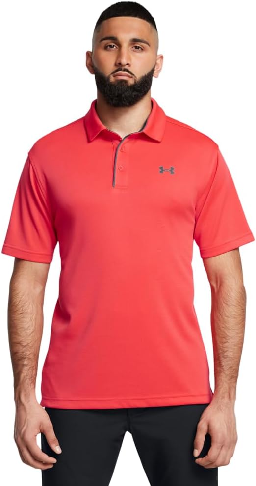 Under Armour Men's Tech Golf Polo - Soft, Light & Breathable