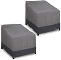 Outdoor Chair Cover Waterproof 2-Pack 32x37x31 in - Heavy Duty Fit