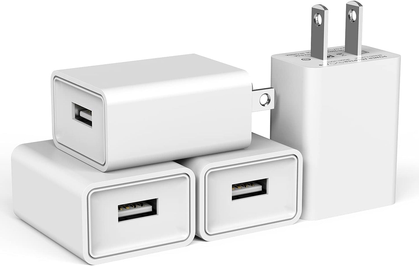 YooGoal 4-Pack USB Wall Charger - Fast Charging for All Your Devices!