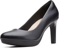 Women's Ambyr Joy Pump in Soft Black Leather - Comfort Heel
