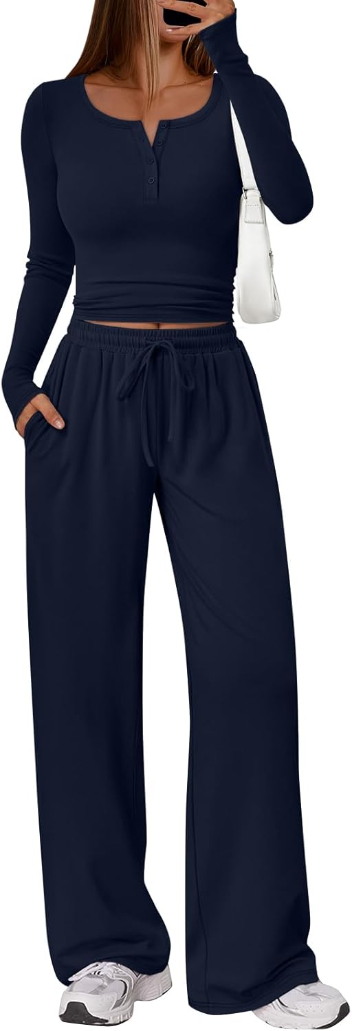 Trendy Queen Women's 2 Piece Matching Lounge Sets for Comfort
