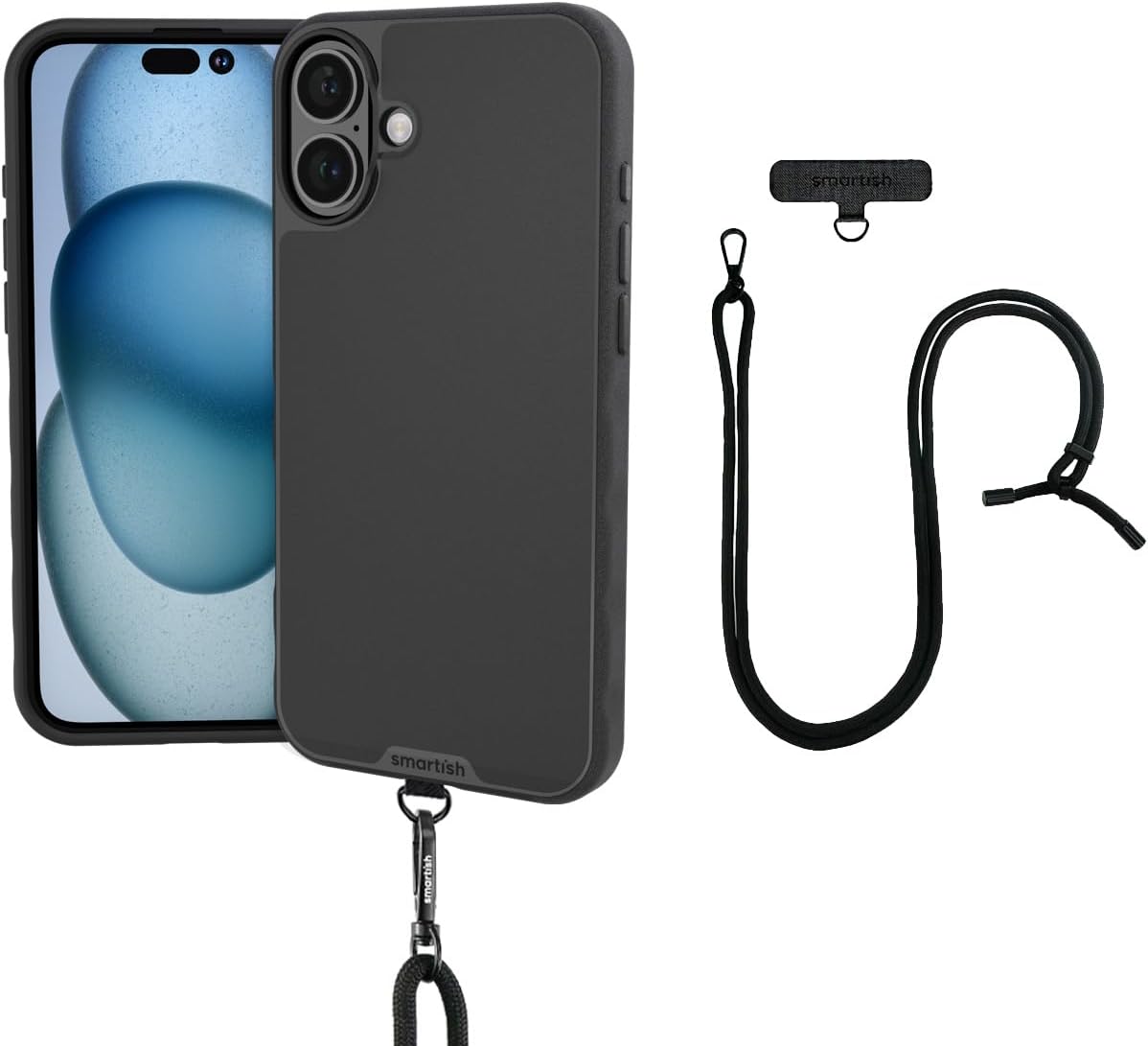 Smartish iPhone 16 Plus MagSafe Case with Crossbody Lanyard Strap