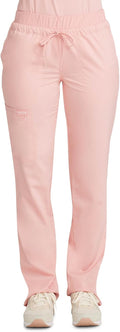 Women's Cherokee scrubs with mid rise fit and tapered leg design