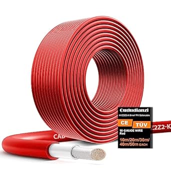 10AWG Solar Panel Extension Wire for Photovoltaic Systems