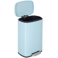 13 Gallon Trash Can with Lid - Soft-Close, Fingerprint-Proof Design