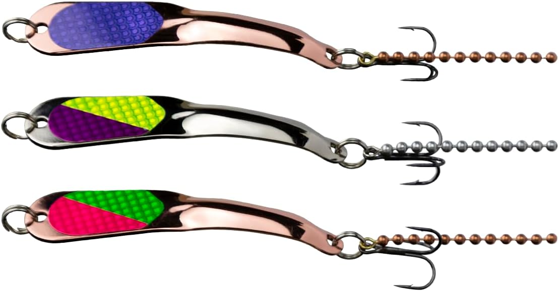 IRON DECOY Spoon Fishing Lures Kit for Walleye and Trout Fishing