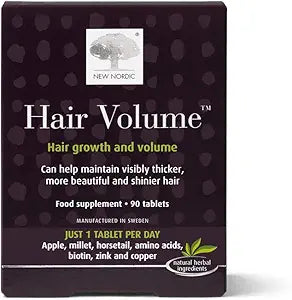 NEW NORDIC Hair Volume Tablets for Thicker Fuller Hair