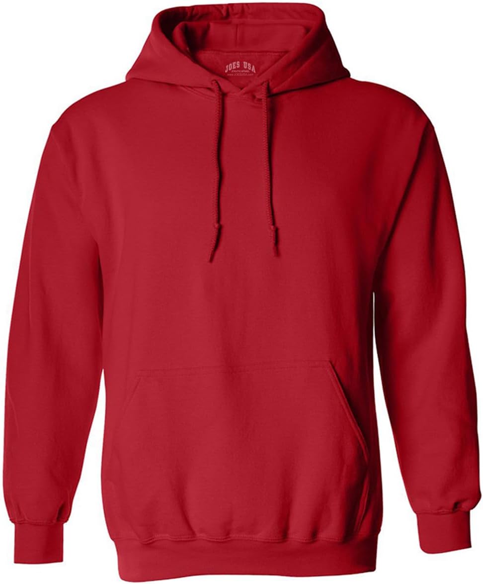 Joe's USA Mens Fleece Pullover Hoodie for Everyday Comfort