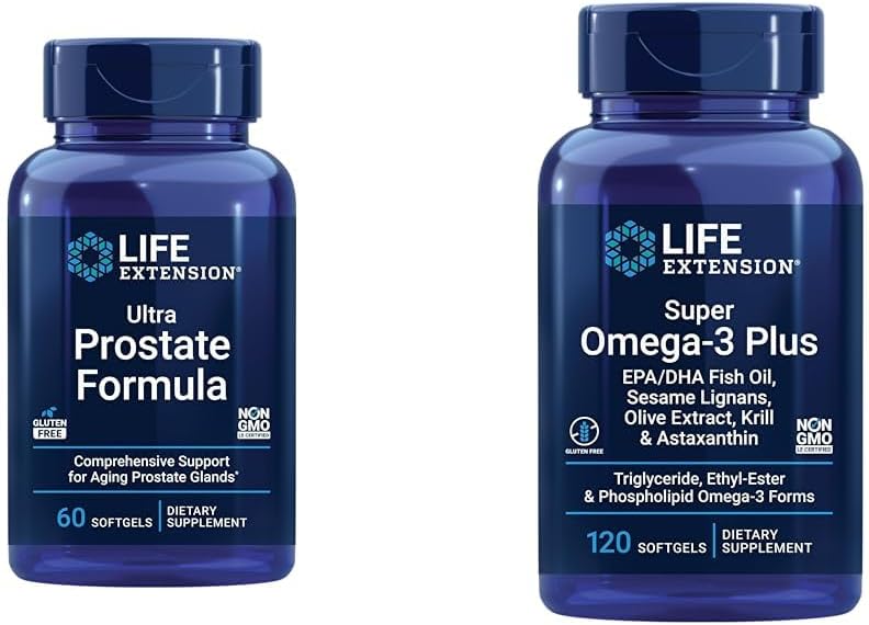 Ultra Prostate Formula & Super Omega-3 Fish Oil for Men