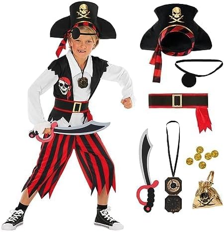 Morph Pirate Costume for Boys - Complete Adventure Set