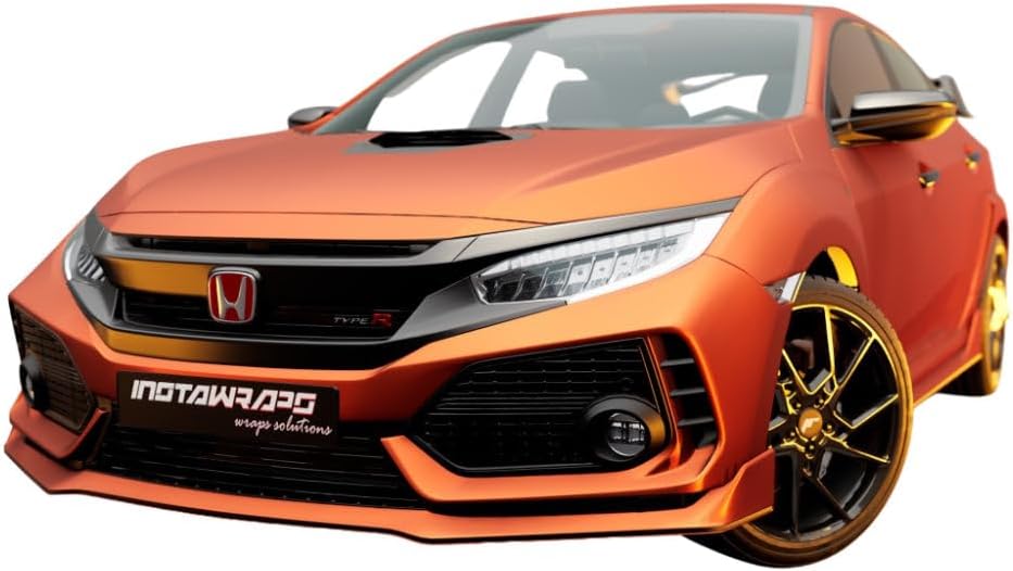 KPMF Car Wrap Roll K75400 Matte Iced Orange Titanium for Cars