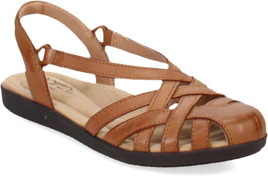 Earth Origins Nellie: Stylish Leather Ankle Strap Sandals for Comfort