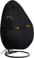 Outdoor Egg Chair Cover Waterproof with Zipper - Windproof UV
