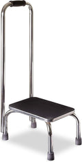 Step Stool with Handle and Non Skid Platform - Stable 9.5in Step