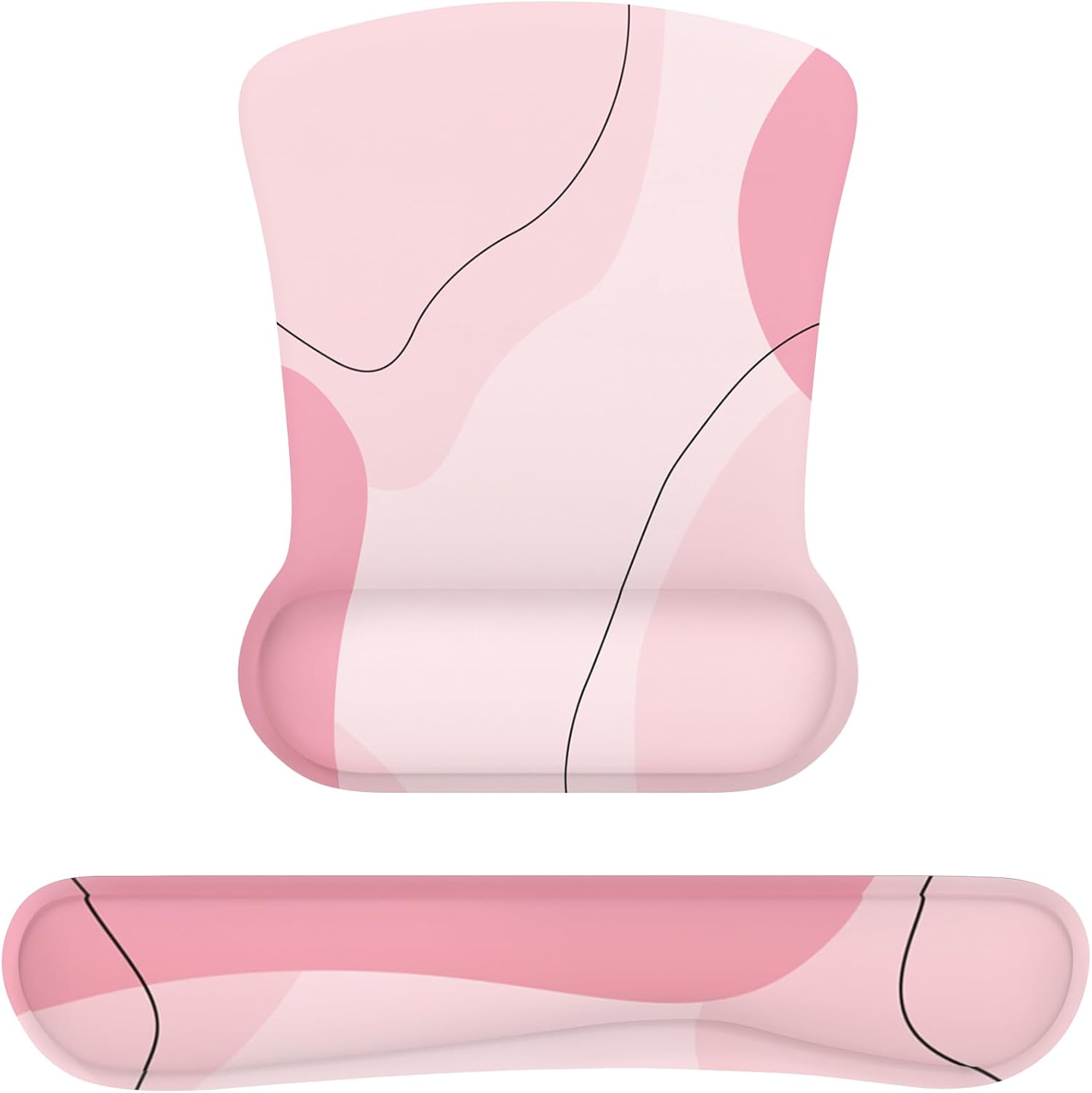 iCasso Memory Foam Wrist Rest Set - Ergonomic Support