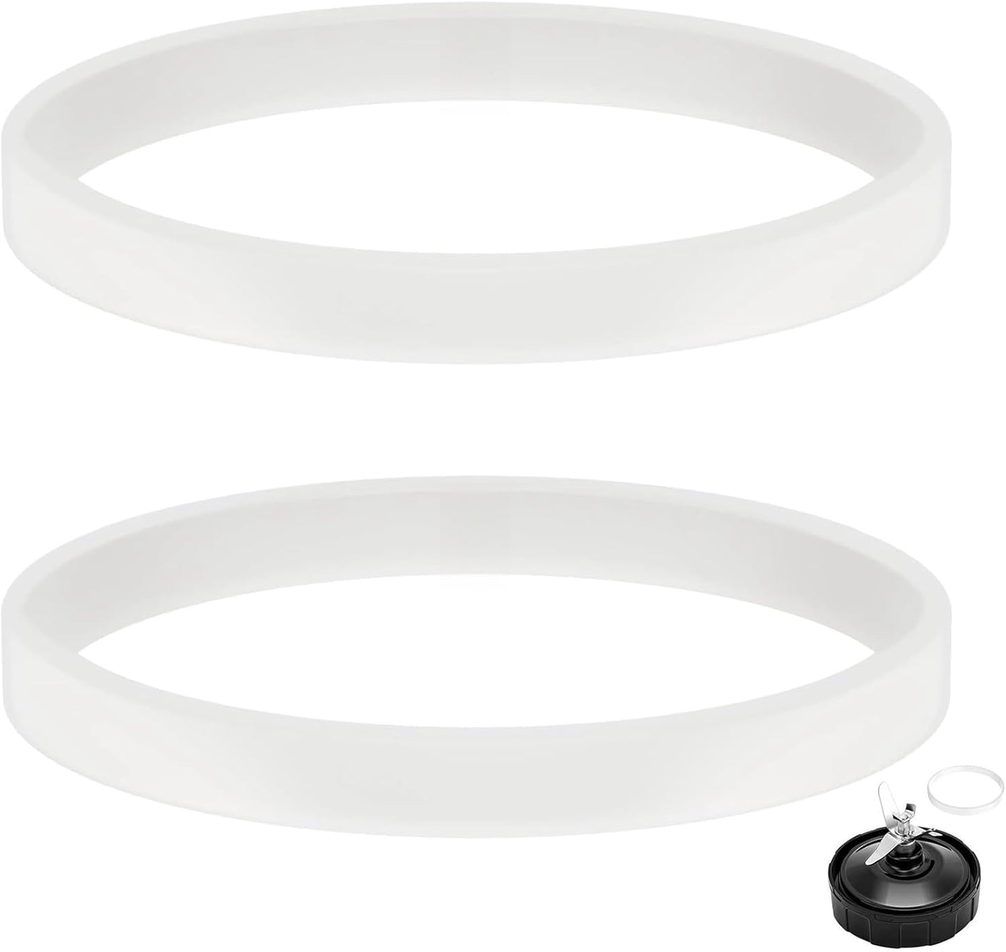 2PCS 10cm Sealing Gaskets for Ninja Blender BL480 BL680 - Leak-Proof!