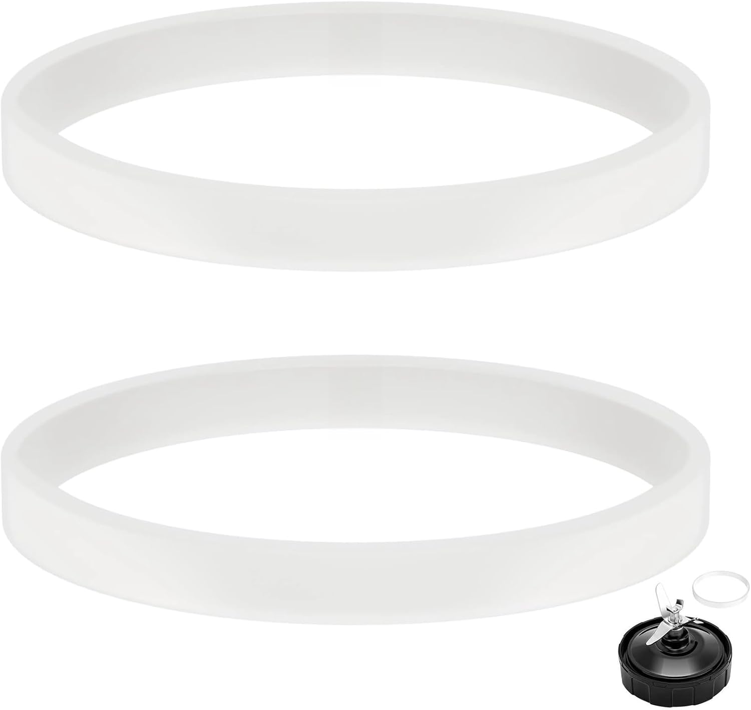 2PCS 10cm Sealing Gaskets for Ninja Blender BL480 BL680 - Leak-Proof!