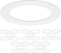 Gloss White Goof Trim Ring for 6ft Recessed Can Lighting - 25 Pack