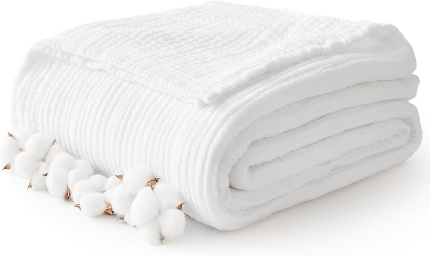 100% Cotton Muslin Blanket King Size for All Season Comfort