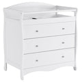 Changing Table Dresser Baby Diaper Changing Station with 3 Drawers
