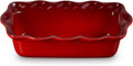 Heritage Fluted Loaf Pan 9in Cerise - Stoneware for Even Baking