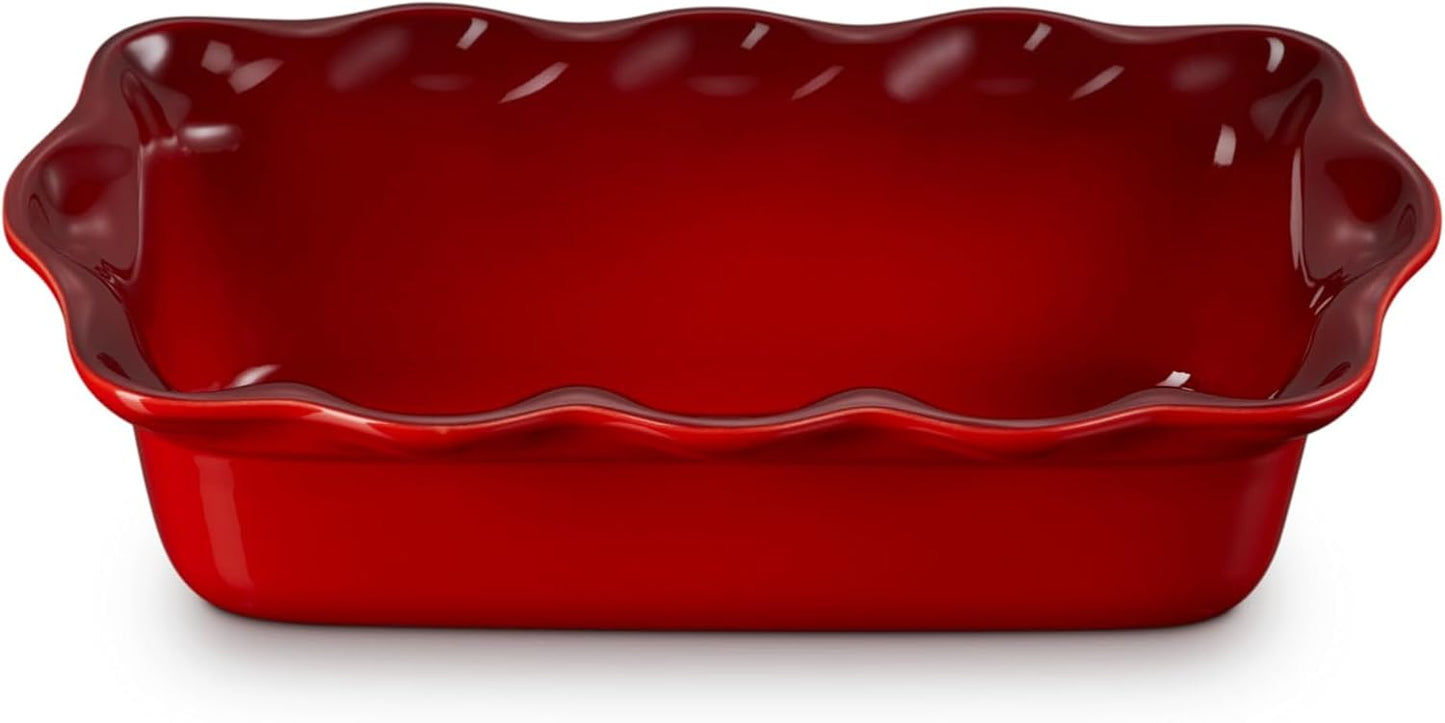 Le Creuset Stoneware Heritage Fluted Loaf Pan for Perfect Baking