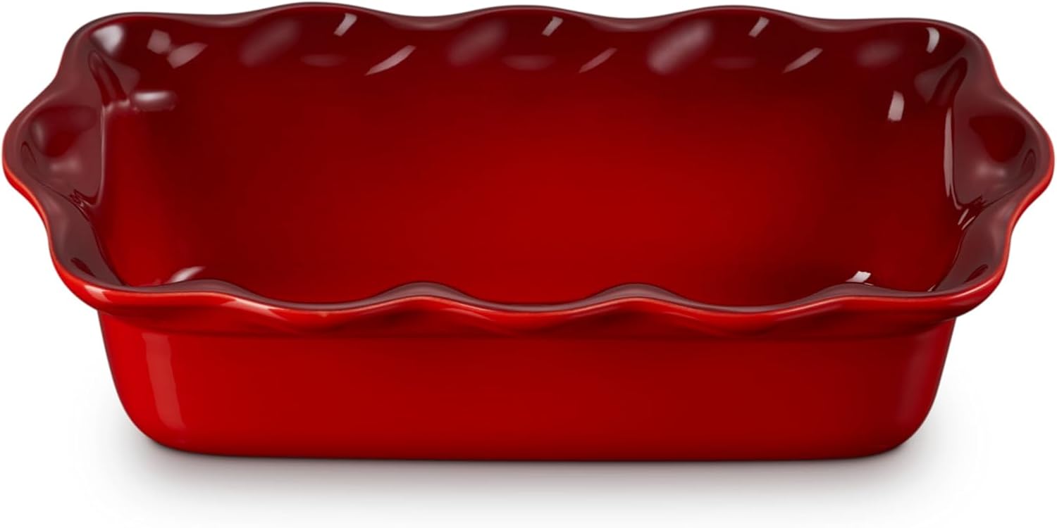 Le Creuset Stoneware Heritage Fluted Loaf Pan for Perfect Baking