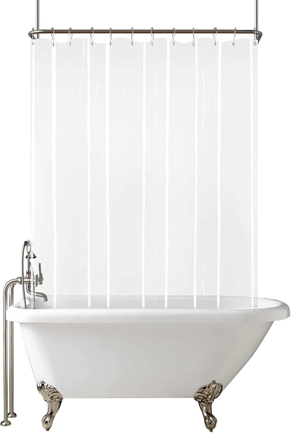Waterproof Clawfoot Tub Shower Liner Set