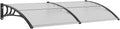 Window Door Awning Canopy 78in x38in - UPF50+ Transparent Door