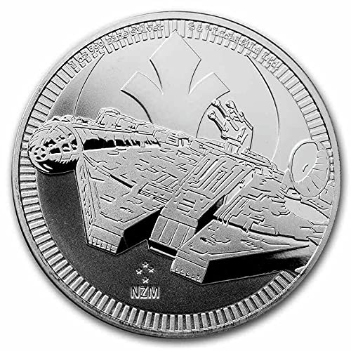 2021 1 oz Silver Millennium Falcon Coin - Uncirculated Dollar