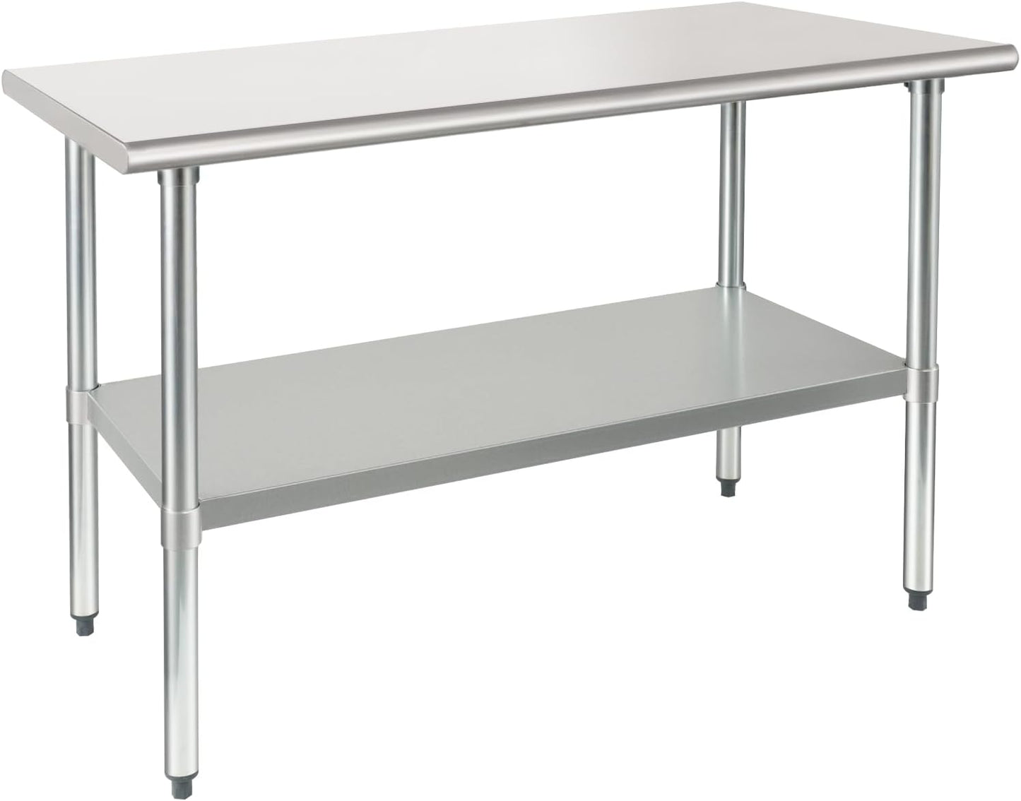 HARDURA Stainless Steel Table 24X48 Inches for Commercial Use