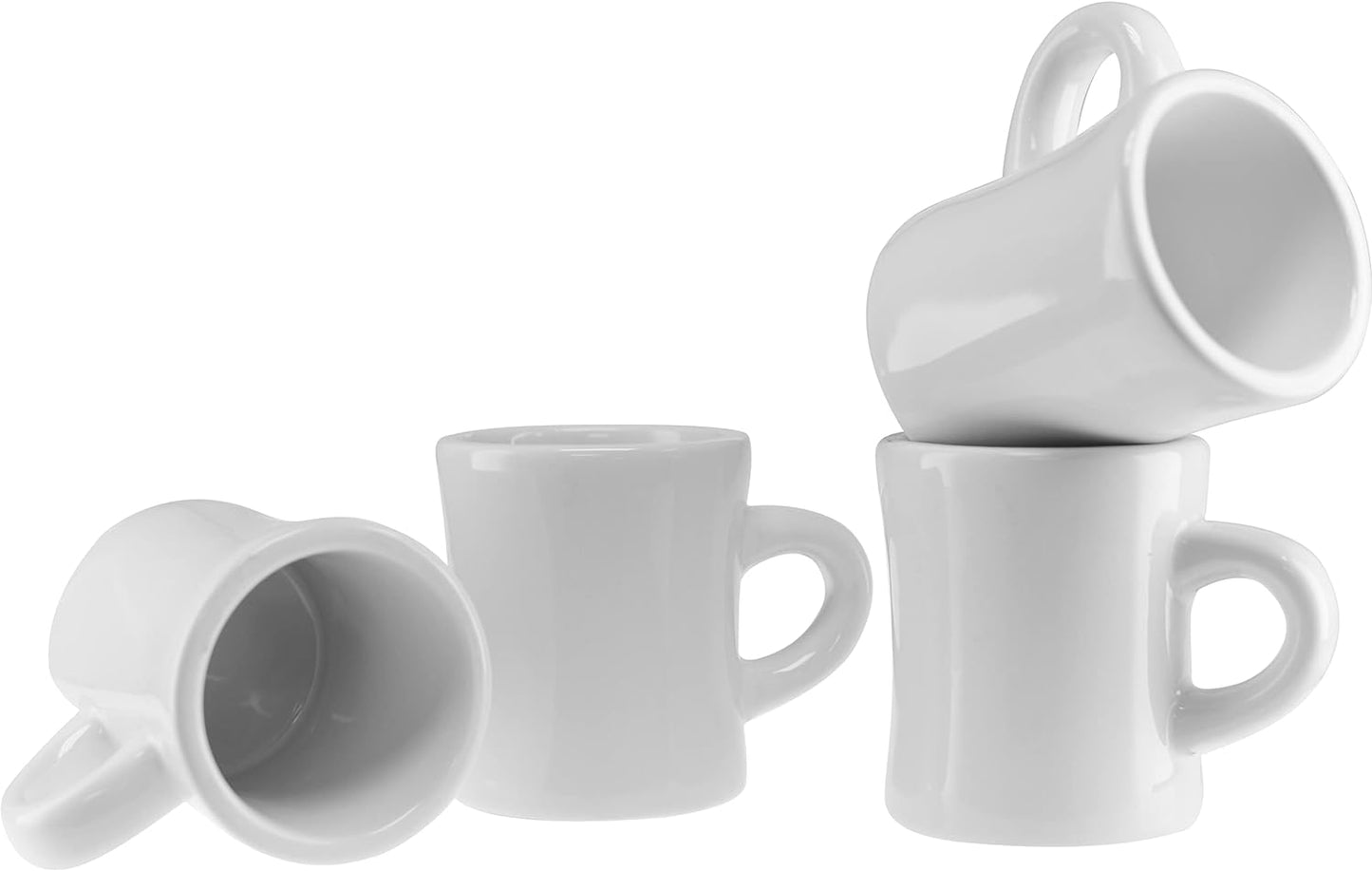 Culver 10-Ounce Ceramic Retro Diner Style Heavyweight Mug