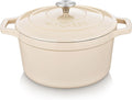 vancasso 2.5 QT Enameled Cast Iron Dutch Oven - Small Multiuse Pot