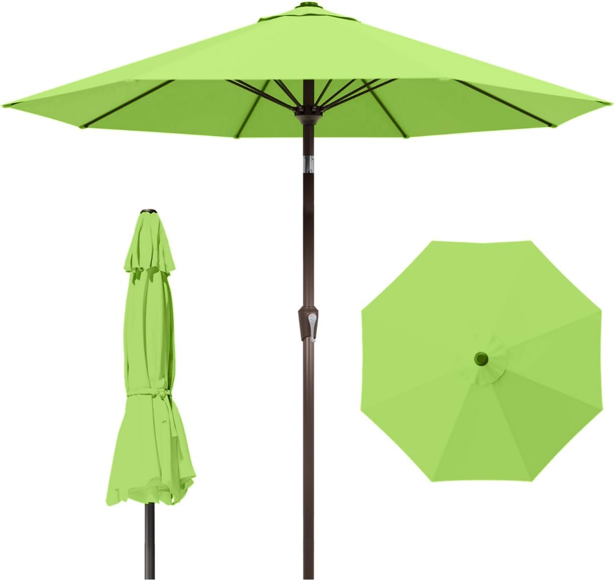 10FT Patio Umbrella with Crank and Tilt for Outdoor Shade