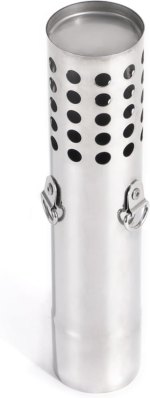 BiggerFire Stainless Chimney Cap - Rain Protection for Camping Stoves