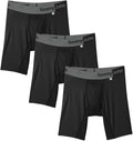 Tommy John Mens 360 Sport Boxer Briefs with Contour Pouch - 8ft Inseam