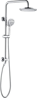 Rain Shower Heads System with Handheld and Solid Brass Rail